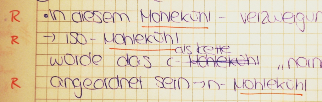 Mohlek&uuml;hle &uuml;ber Molek&uuml;hle ...; Schulaufgabe Chemie, Kl. 10