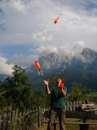 Sept. 2008, vor dem Schlern in den Dolomiten 1
