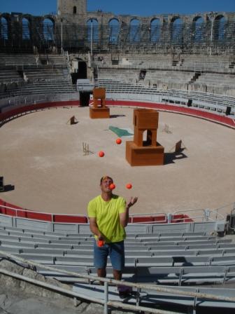 Amphitheater Arles: Vorprogramm f&uuml;r Gladiatorenk&auml;mpfe